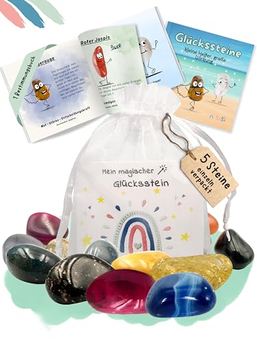 SoSi 5 Glückssteine, 2-3cm, Mitgebselstein, Mitbringsel, Give Away, Glücksbringer, Kindergeburtstag, Gastgeschenk, Kindergarten, Taufe, Kommunion, Einschulung SoSi 5 Glückssteine, 2-3cm, Mitgebselstein, Mitbringsel, Give Away, Glücksbringer, Kindergeburtstag, Gastgeschenk, Kindergarten, Taufe, Kommunion, Einschulung von SoSi