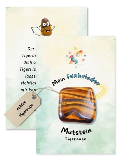SoSi Mutstein 2-3cm Tigerauge Edelsteine Geschenk für Kinder Erwachsene Mutmacher Prüfungen Glücksbringer SoSi Mutstein 2-3cm Tigerauge Edelsteine Geschenk für Kinder Erwachsene Mutmacher Prüfungen Glücksbringer von SoSi