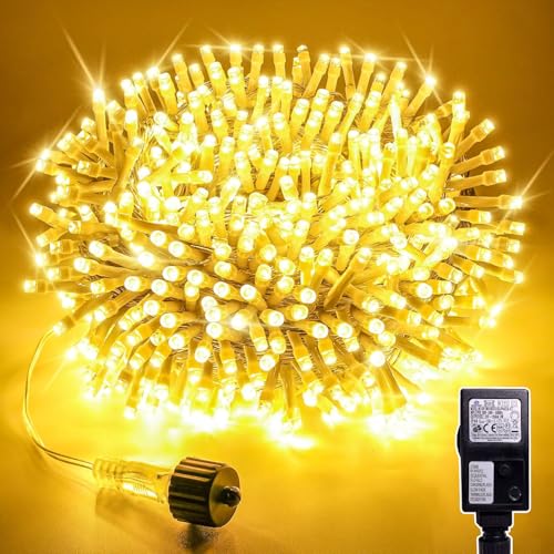 Soagrc LED Lichterkette Außen 10M 100LED Warmweiß IP44 Wasserdicht Strombetrieben, Outdoor Lichterkette mit 8 Modi Timer Verlängerbar für Garten Balkon Weihnachten Hochzeit Party Soagrc LED Lichterkette Außen 10M 100LED Warmweiß IP44 Wasserdicht Strombetrieben, Outdoor Lichterkette mit 8 Modi Timer Verlängerbar für Garten Balkon Weihnachten Hochzeit Party von Soagrc
