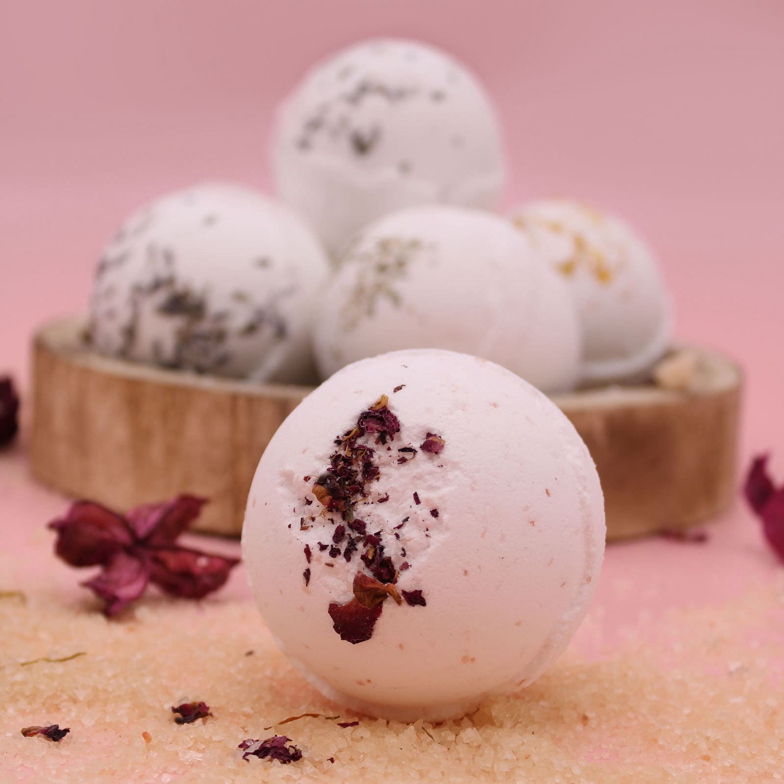 Soap4Me Himalayasalz Badekugel Rose/180G Vegan Handgemacht Soap4Me Himalayasalz Badekugel Rose/180G Vegan Handgemacht von Soap4MeUG