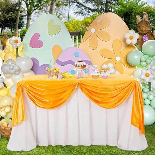 SoarDream Goldfarbene Samt-Tischdecke für Partys: 152,4 x 259,9 cm, Oster-Tischdecken – Hochzeitsempfang, rechteckige Tischdekorationen SoarDream Goldfarbene Samt-Tischdecke für Partys: 152,4 x 259,9 cm, Oster-Tischdecken – Hochzeitsempfang, rechteckige Tischdekorationen von SoarDream
