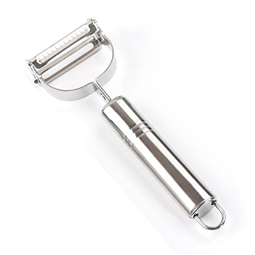 Gemüseschneider, Edelstahl Dual Julienne & Gemüseschäler Schneider Obstschäler Schneider Kartoffelschneider Lebensmittelschneider Küchenwerkzeug für die Herstellung Salate und Gemüse-Nudeln, 2 Stück Gemüseschneider, Edelstahl Dual Julienne & Gemüseschäler Schneider Obstschäler Schneider Kartoffelschneider Lebensmittelschneider Küchenwerkzeug für die Herstellung Salate und Gemüse-Nudeln, 2 Stück von Sobotoo