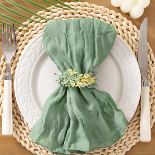 Socomi Seihtuch-Servietten, Salbei, Sommer, Käsetücher, Gaze, Set mit 50 Stück, Boho, waschbar, Tischservietten für Hochzeit, Party, Babyparty, Geburtstag, Party-Dekoration Socomi Seihtuch-Servietten, Salbei, Sommer, Käsetücher, Gaze, Set mit 50 Stück, Boho, waschbar, Tischservietten für Hochzeit, Party, Babyparty, Geburtstag, Party-Dekoration von Socomi