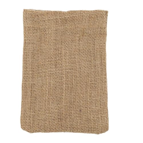 LOOLIPO L420010 Jutebeutel 275 g/m², 10 Stück, 15 x 20 cm, 1 Farben, braun von Loolipo