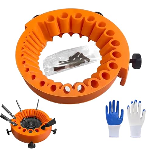 SoeUyd Bohrerschärfer, Bohrer Schleifen Winkelschleifer, Drill Bit Sharpening Tool, Drill Bit Sharpener, für Bohrer von 2-13mm und 125mm Bohrerschärfer Werkzeug, Schleifaufsatz für Winkelschleifer SoeUyd Bohrerschärfer, Bohrer Schleifen Winkelschleifer, Drill Bit Sharpening Tool, Drill Bit Sharpener, für Bohrer von 2-13mm und 125mm Bohrerschärfer Werkzeug, Schleifaufsatz für Winkelschleifer von SoeUyd