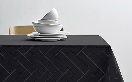 Södahl Tiles Damast-Tischdecke aus 100% Baumwolle, Tischtuch mit Staincoat, Wasserabweisend & Abwaschbar, 140 x 220 cm, Ash Södahl Tiles Damast-Tischdecke aus 100% Baumwolle, Tischtuch mit Staincoat, Wasserabweisend & Abwaschbar, 140 x 220 cm, Ash von Södahl