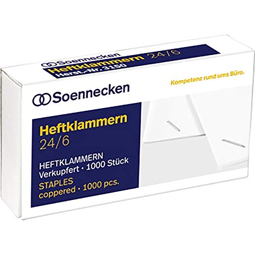 Heftklammern 3150 24/6 Heftklammern 3150 24/6 von Soennecken