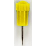 SOE Stossnadel 1086 lange Spitze Kunststoffkopf gelb Do=20St SOE Stossnadel 1086 lange Spitze Kunststoffkopf gelb Do=20St von Soennecken