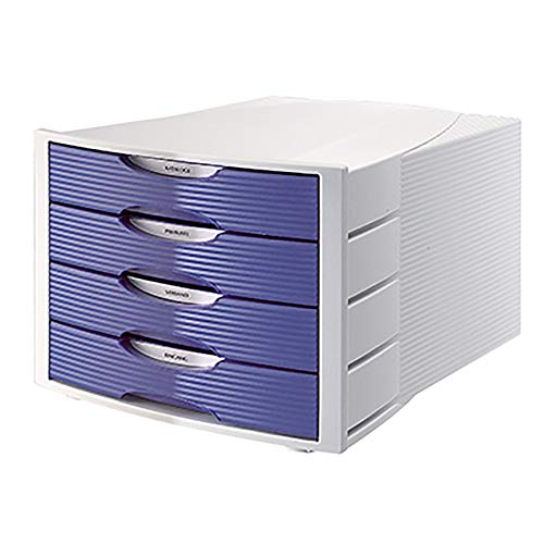 Schubladenbox mit 4 Schüben, Schubladen geschlossen, 29,8x21,5x37,5cm Schubladenbox mit 4 Schüben, Schubladen geschlossen, 29,8x21,5x37,5cm von Soennecken