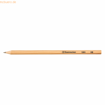 Soennecken Bleistift 1201 HB natur 12 Stück von Soennecken
