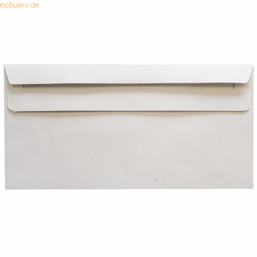 Soennecken Briefhülle oeco 2974 DL ohne Fenster selbstklebend grau 1.0 von Soennecken