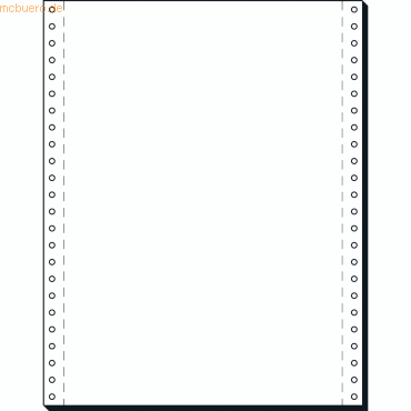 Soennecken Computerpapier 5925 60g 240mmx12Zoll blanko 2.000 Blatt von Soennecken