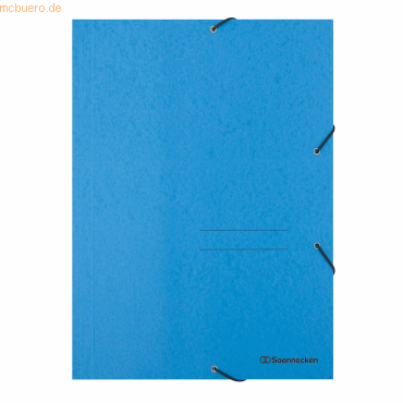 Soennecken Eckspanner 1473 DIN A4 3 Klappen und Gummizug blau Soennecken Eckspanner 1473 DIN A4 3 Klappen und Gummizug blau von Soennecken