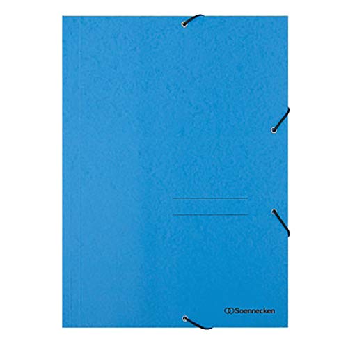 Soennecken Eckspanner 1473 DIN A4 3Klappen und Gummizug blau Soennecken Eckspanner 1473 DIN A4 3Klappen und Gummizug blau von Soennecken
