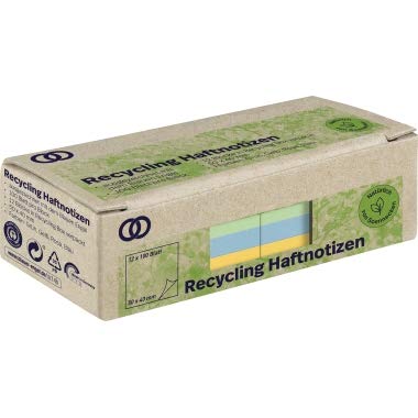 Soennecken Haftnotiz oeco 5867 RC 50x40mm 100Bl. sort. 12St. Soennecken Haftnotiz oeco 5867 RC 50x40mm 100Bl. sort. 12St. von Soennecken