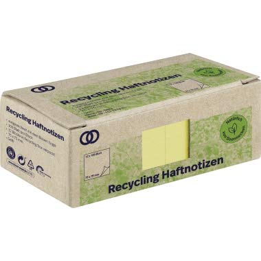 Soennecken Haftnotiz oeco 5872 RC 75x75mm 100Bl. gelb 12St. Soennecken Haftnotiz oeco 5872 RC 75x75mm 100Bl. gelb 12St. von Soennecken