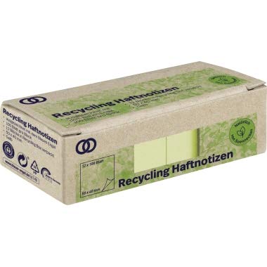 Soennecken Haftnotiz oeco 5874 RC 50x40mm 100Bl. gelb 12St. Soennecken Haftnotiz oeco 5874 RC 50x40mm 100Bl. gelb 12St. von Soennecken