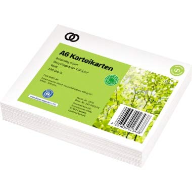 Soennecken Karteikarte oeco 1570 RC A6 liniert 100 St. /Pack. Soennecken Karteikarte oeco 1570 RC A6 liniert 100 St. /Pack. von Soennecken