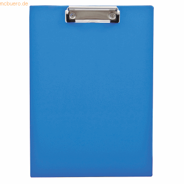 Soennecken Klemmbrett 23,6x32,1cm Klemme silber Polypropylen blau von Soennecken