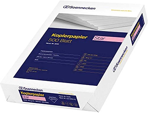 Soennecken Kopierpapier Star 5235 - Karton à 2.500 Blatt DIN A4 weiss Soennecken Kopierpapier Star 5235 - Karton à 2.500 Blatt DIN A4 weiss von Soennecken
