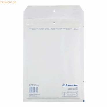 Soennecken Luftpolstertasche 2373 D/1 170x265mm haftklebend weiß 100 S Soennecken Luftpolstertasche 2373 D/1 170x265mm haftklebend weiß 100 S von Soennecken