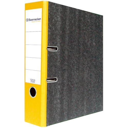 Soennecken Ordner 3321 DIN A4 80mm Pappe gelb von Soennecken