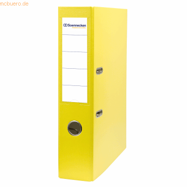 Soennecken Ordner 3362 DIN A4 70mm PP gelb von Soennecken