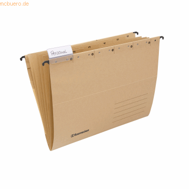 Soennecken Personalhefter 2053 DIN A4 Natronkarton natur +1 Schild von Soennecken