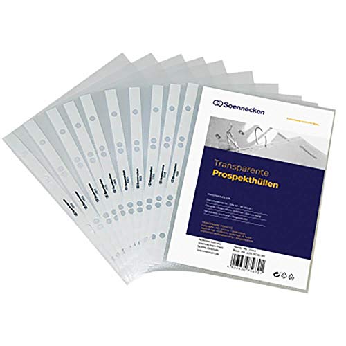 Soennecken Prospekthülle 1505 DIN A5 PP transparent 10 St./Pack. Soennecken Prospekthülle 1505 DIN A5 PP transparent 10 St./Pack. von Soennecken