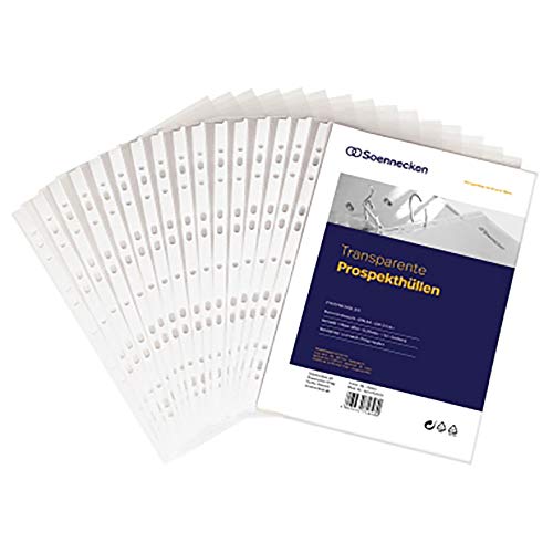 Soennecken Prospekthülle 1610 DIN A4 PP transparent 50 St./ Pack. Soennecken Prospekthülle 1610 DIN A4 PP transparent 50 St./ Pack. von Soennecken