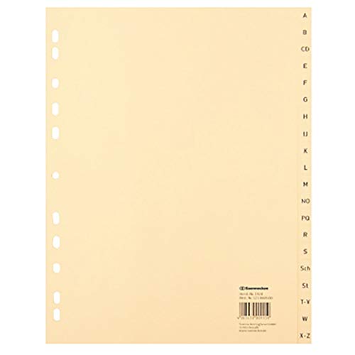 Soennecken Register 1924 DIN A4 A-Z volle Höhe Tauenpapier chamois Soennecken Register 1924 DIN A4 A-Z volle Höhe Tauenpapier chamois von Soennecken
