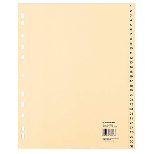 Soennecken Register 1925 DIN A4 1-31 volle Höhe Tauenpapier chamois Soennecken Register 1925 DIN A4 1-31 volle Höhe Tauenpapier chamois von Soennecken