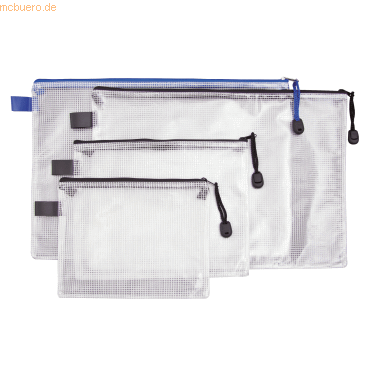 Soennecken Reißverschlussbeutel DIN A4 PVC schwarz von Soennecken