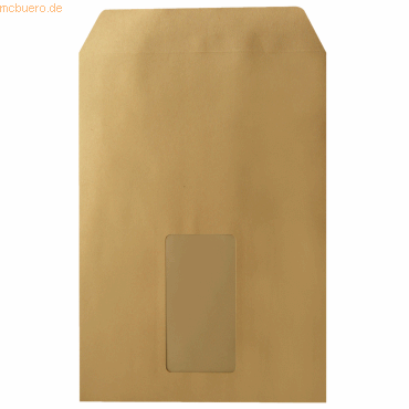 Soennecken Versandtasche 2062 C5 90g mit Fenster haftklebend braun 500 von Soennecken