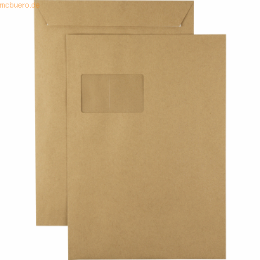 Soennecken Versandtasche C4 120g mit Fenster haftklebend braun 250 Stü Soennecken Versandtasche C4 120g mit Fenster haftklebend braun 250 Stü von Soennecken