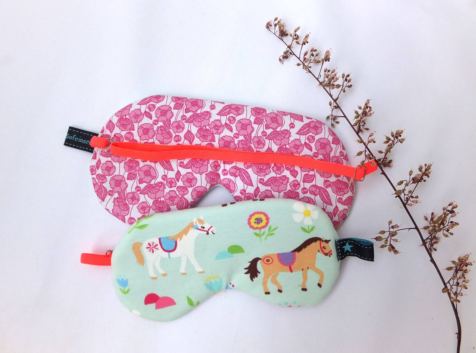 Kinder Schlafmaske Verstellbar, Schlaf Brille Pferd, Gesichtsmaske Reine Baumwolle Kinder Schlafmaske Verstellbar, Schlaf Brille Pferd, Gesichtsmaske Reine Baumwolle von Sofeinsein