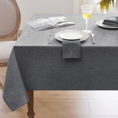Softalker Abwischbare Tischdecke 140 x 100 cm Tischdecken Rechteckig aus 210 GSM Leinenoptik Tischtuch Abwaschbar Wasserabweisende Tischwäsche Table Cloth für Outdoor, Garten, Hochzeiten Softalker Abwischbare Tischdecke 140 x 100 cm Tischdecken Rechteckig aus 210 GSM Leinenoptik Tischtuch Abwaschbar Wasserabweisende Tischwäsche Table Cloth für Outdoor, Garten, Hochzeiten von Softalker