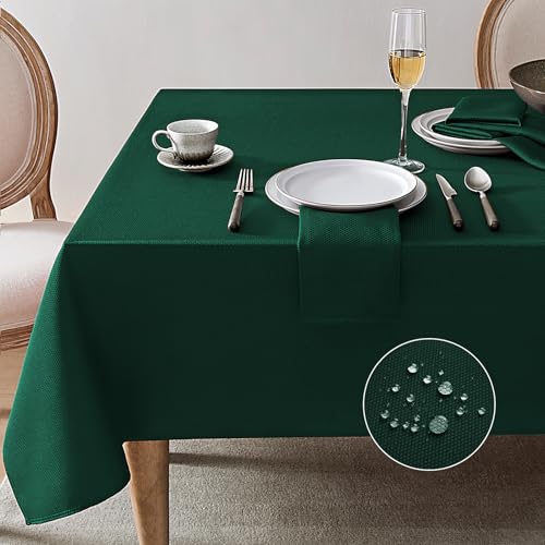 Softalker Tischdecke 140x240 Weihnachten Abwaschbare Jacquard Geometrischem Tischdecke Silvester Grün Tischtuch Rechteckig Tablecloth Weihnachtsdeko für Outdoor Gartentisch Wohnzimmertisch Couchtisch Softalker Tischdecke 140x240 Weihnachten Abwaschbare Jacquard Geometrischem Tischdecke Silvester Grün Tischtuch Rechteckig Tablecloth Weihnachtsdeko für Outdoor Gartentisch Wohnzimmertisch Couchtisch von Softalker