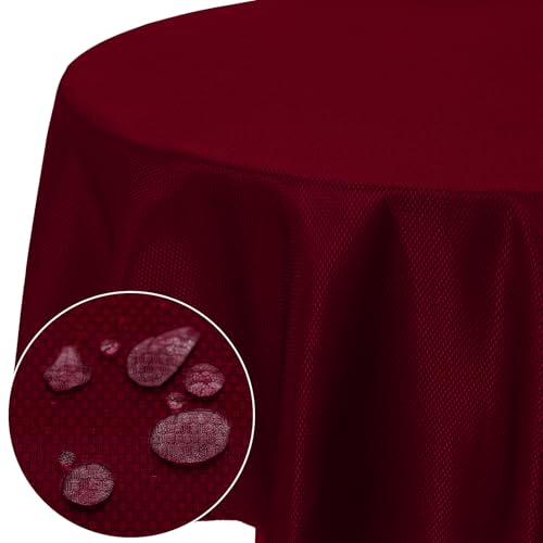 Softalker Tischdecke Weihnachten Rund 160 cm Rot Abwaschbar Jacquard Geometrischem Tischdecken Silvester Tischtuch Wasserabweisende Klein für Outside Garten Party Wohnzimmertisch Couchtisch Softalker Tischdecke Weihnachten Rund 160 cm Rot Abwaschbar Jacquard Geometrischem Tischdecken Silvester Tischtuch Wasserabweisende Klein für Outside Garten Party Wohnzimmertisch Couchtisch von Softalker
