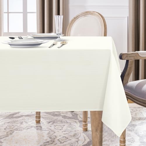 Softalker abwaschbare Tischdecke 240 x 140 beige 210GSM Leinen Struktur Wasserabweisend Abwischbar Fleckschutz rechteckig Tischtuch Deko für Outdoor Garten Party Geburtstag Weihnachten Hochzeit Softalker abwaschbare Tischdecke 240 x 140 beige 210GSM Leinen Struktur Wasserabweisend Abwischbar Fleckschutz rechteckig Tischtuch Deko für Outdoor Garten Party Geburtstag Weihnachten Hochzeit von Softalker