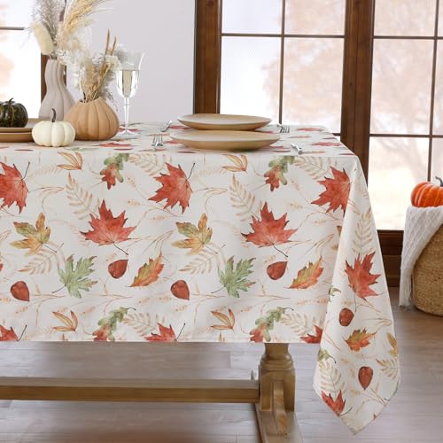 Softalker kleine Tischdecke Mitteldecke Herbst 85x85 abwaschbar quadratisch wasserabweisend,Ahornblätter-Design in Gelb Grün,Tablecloth,herbstliche Tischdeko für Küche,Couchtisch,Herbstfest,Halloween Softalker kleine Tischdecke Mitteldecke Herbst 85x85 abwaschbar quadratisch wasserabweisend,Ahornblätter-Design in Gelb Grün,Tablecloth,herbstliche Tischdeko für Küche,Couchtisch,Herbstfest,Halloween von Softalker