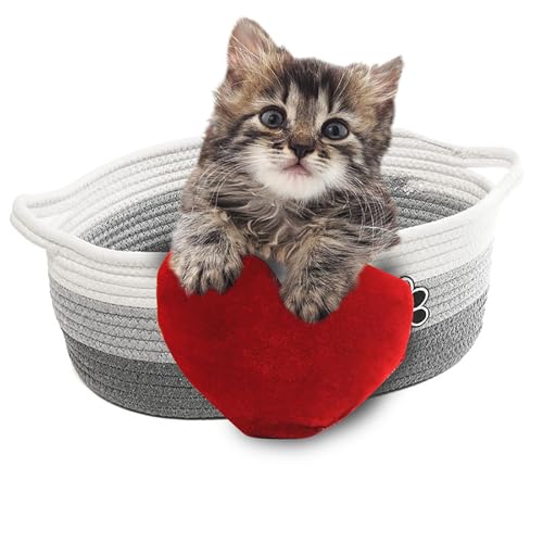 Sohodoo Hundespielzeugstation | Geschenkkollektion for kleine Neugeborene | Geflochtener Dekokorb | Windel- und Handtuchbehälter | Spielzeugsortierbehälter(A) von Sohodoo