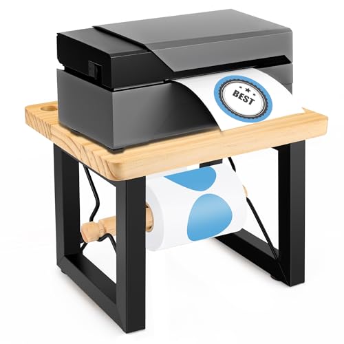 Solaradgy Etikettenhalter für Rollen und Fächerfalz-Etiketten, Thermodrucker, Desktop-Etikettenspender, langlebiger Holz-Etikettenhalter für Zuhause, Büro, Lager Solaradgy Etikettenhalter für Rollen und Fächerfalz-Etiketten, Thermodrucker, Desktop-Etikettenspender, langlebiger Holz-Etikettenhalter für Zuhause, Büro, Lager von Solaradgy