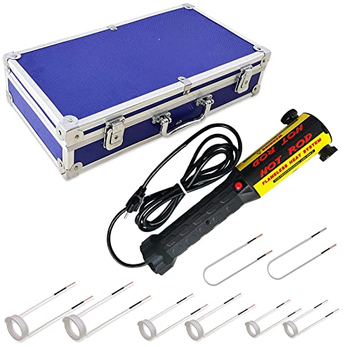 SOLARY, Induktions-Heizset, magnetisch, 1000 W, ohne Flamme, 8 Spulen, zum Entfernen von rostigen Schrauben SOLARY, Induktions-Heizset, magnetisch, 1000 W, ohne Flamme, 8 Spulen, zum Entfernen von rostigen Schrauben von Solary