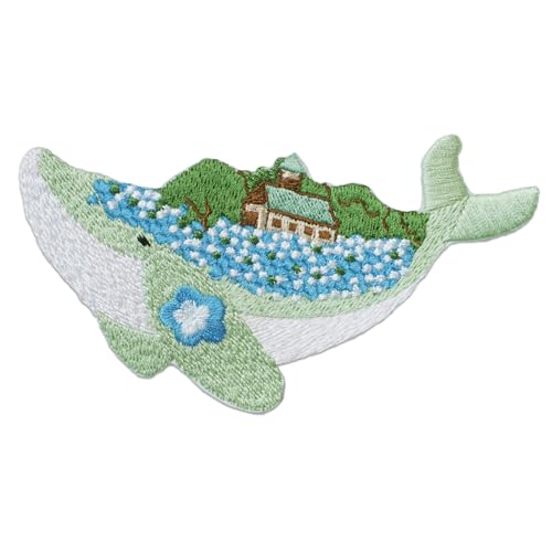 Solasocool Patches zum Aufbügeln Emblem - Märchenwal Bestickte Aufnäher Abzeichen für Hosen,Rucksäcke,Kleidung Bügelbilder Solasocool Patches zum Aufbügeln Emblem - Märchenwal Bestickte Aufnäher Abzeichen für Hosen,Rucksäcke,Kleidung Bügelbilder von Solasocool