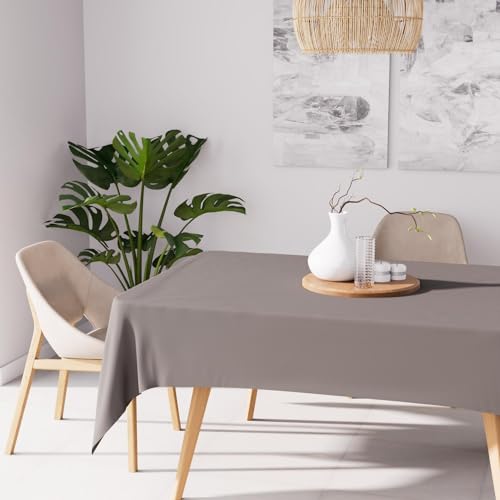 Soleil d'ocre Nappe Antitache Rechteck 160x270 cm Alix alle, Polyester, Braun Soleil d'ocre Nappe Antitache Rechteck 160x270 cm Alix alle, Polyester, Braun von Soleil d'ocre