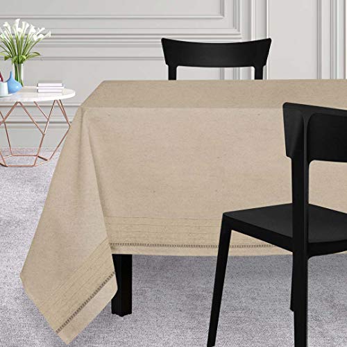 Soleil d'ocre Nappe, Ecru, 180 x 180 cm von Soleil d'ocre