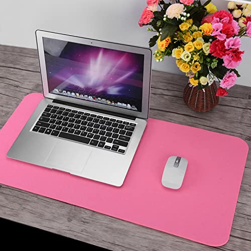 Staubessicheres, Anti-statisches und Anti-Scratch-Maus-Pad mit Guter Isolierung. Stoßdämpfung, Faltbare Schreibtischmatte für PC (Rosa) von Solinder
