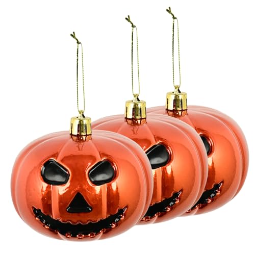 Sollee Halloween Deko,3 Stück Kürbis Thanksgiving Deko - Horror Anhänger Mehrfach Verwendung Sollee Halloween Deko,3 Stück Kürbis Thanksgiving Deko - Horror Anhänger Mehrfach Verwendung von Sollee