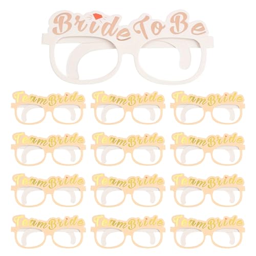 Junggesellinnenabschied-Zubehör, Brillen, glänzendes Roségold, Junggesellinnenabschied, 9 Stück, Team, Braut und 1 zukünftige Braut, für Junggesellinnenabschied, Spiele, Dekorationen, Geschenke Junggesellinnenabschied-Zubehör, Brillen, glänzendes Roségold, Junggesellinnenabschied, 9 Stück, Team, Braut und 1 zukünftige Braut, für Junggesellinnenabschied, Spiele, Dekorationen, Geschenke von Solvica